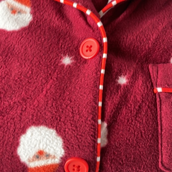 Pajamagram Santa Fleece pajamas 1X - Picture 6 of 8
